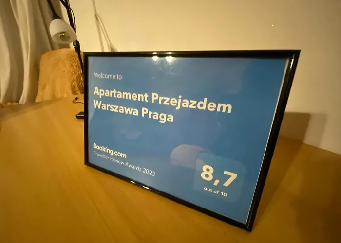 Apartament Noc Z Obrazem - Balkon - Warszawa Praga